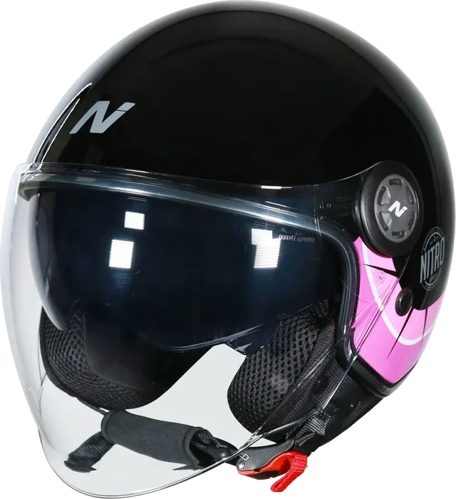 Nitro X662 Uno Baron Helmet Black Pink, Black Pink