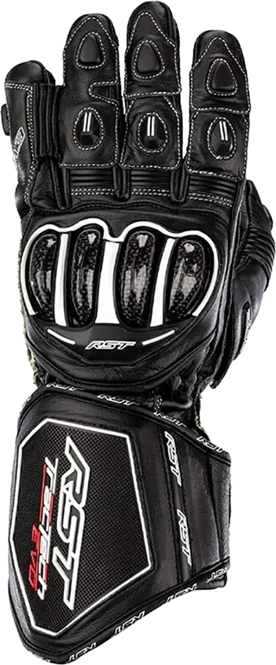RST Tractech Evo 4 CE Woman Leather Gloves, Black