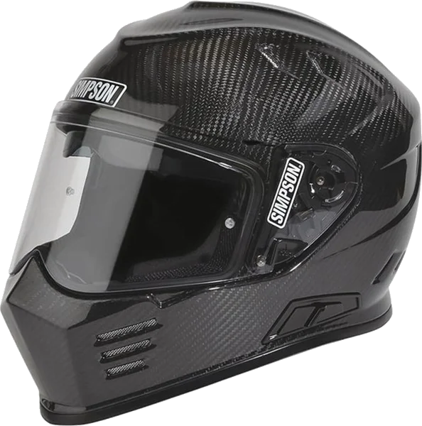 Simpson Ghost Bandit Carbon Fiber Full Face Helmet, Carbon Fiber