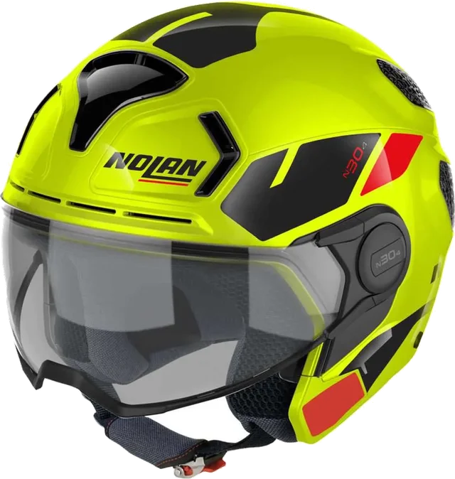Nolan N30-4 T Blazer Open Face Helmet, Corsa / Red / White