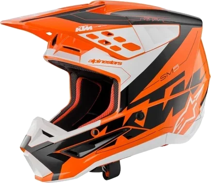 Alpinestars KTM PowerWear 2027 Alpinestars S-M5 Helmet, Black/Orange/White