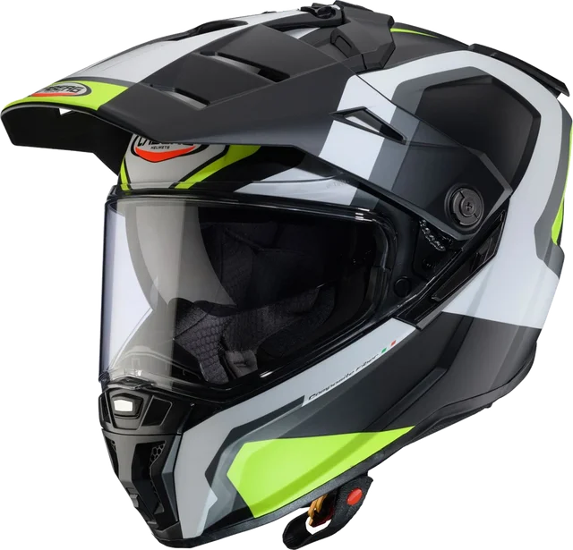 Caberg Tanami Scram Matt Black Grey Yellow Full Face Adventure Helmet, Matt Black Grey Yellow