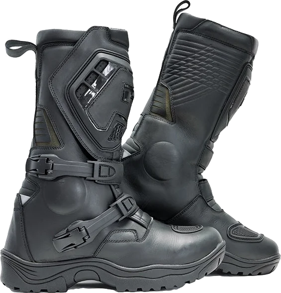 Richa Colt Long Adventure Boots - Black, black