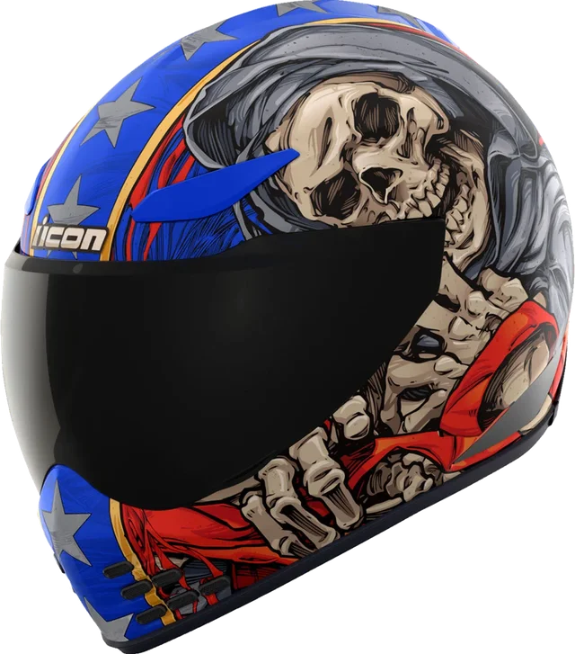Icon Domain Revere Helmet CLOSEOUT, blue