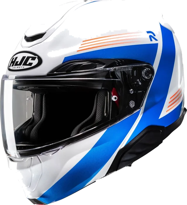 HJC Rpha91 Helmet Abbes MC27 White/Blue Gloss