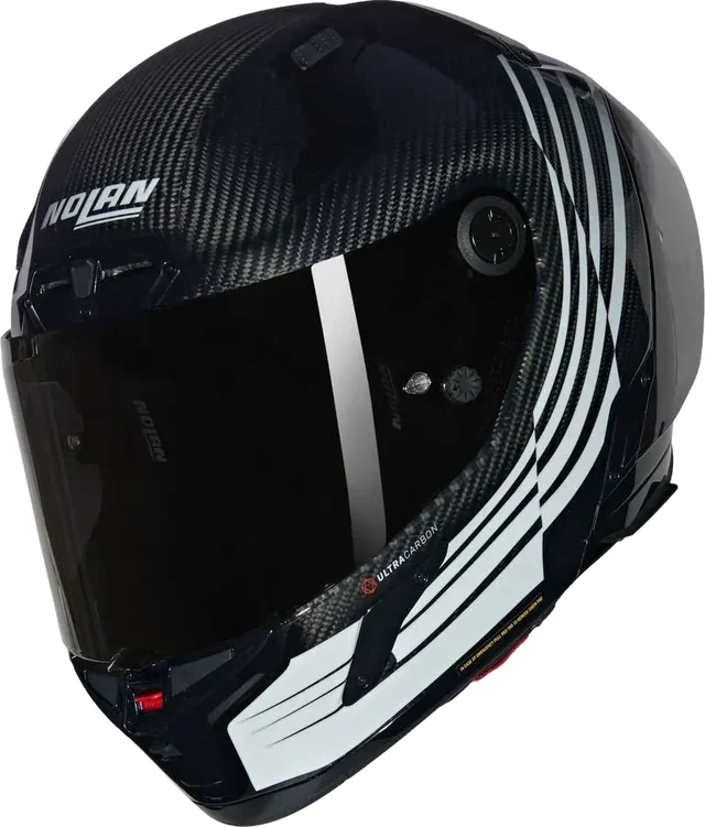 NOLAN X-804 RS Ultra Carbon Ala White / Black, Carbon / White