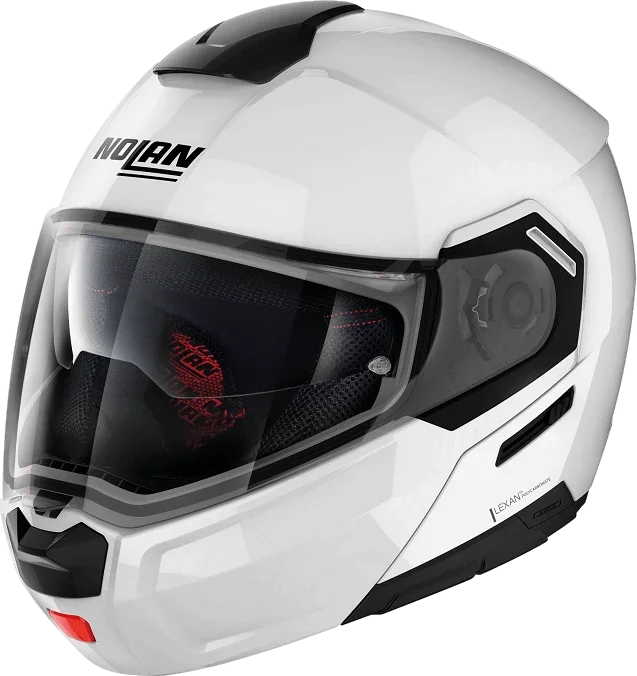 Nolan N90-3 06 Special N-com Modular Helmet, Pure White 15