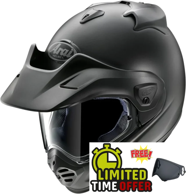 Arai Tour-X5 Frost Black - Free Dark Visor