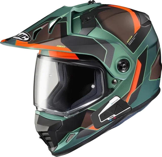 HJC DS-X1 Dual Sport Bluetooth Helmet Synergy MC-47SF