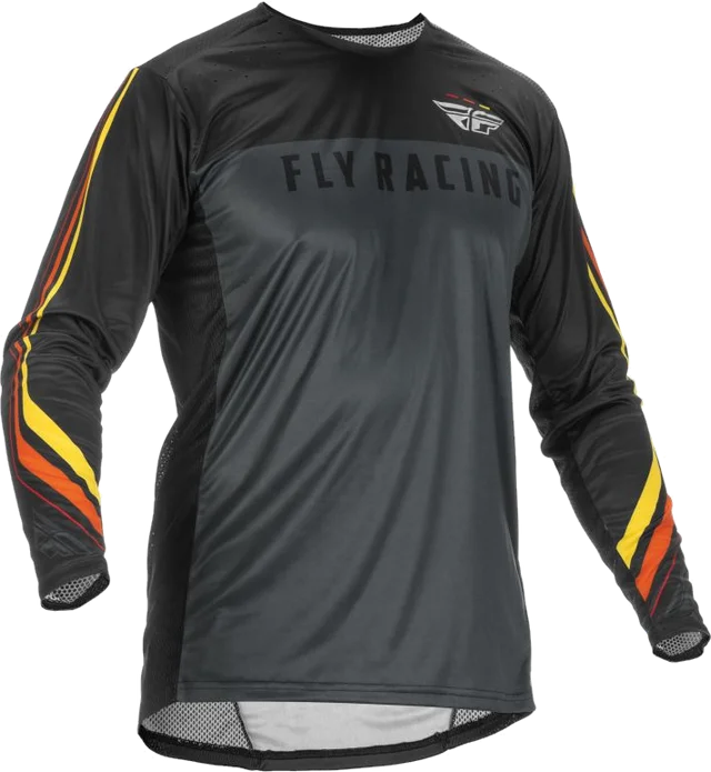Fly Racing Lite SE Speeder Jersey, Metal/Red/Yellow