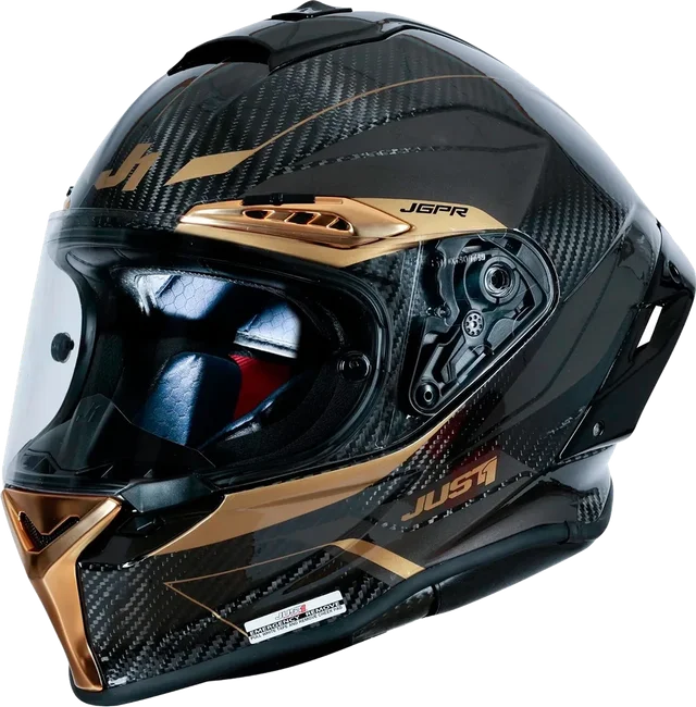 Just1 J-Gpr 22.06 Helmet Impulse Gold Carbon Gloss