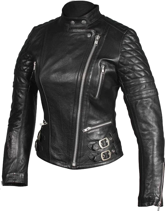 NEXO Sports Fly Angel Leather Jacket, black