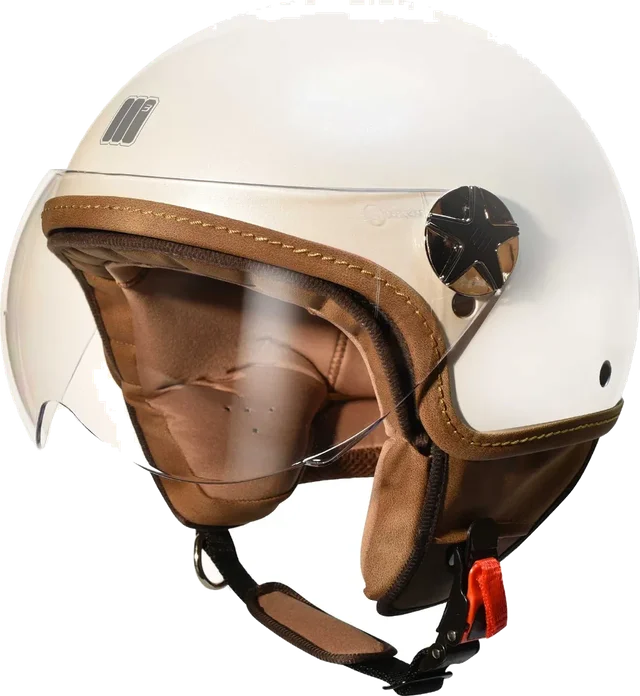 Motocubo Ant 22.06 Helmet Pearl White Gloss