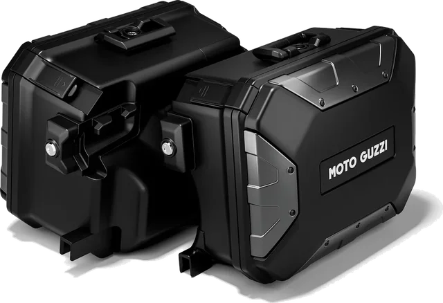 Moto Guzzi V85 Urban Dark Plastic Side Case Set