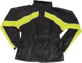 Joe Rocket Black/Hi-Viz Neon RS-2 Two Piece Rainsuit