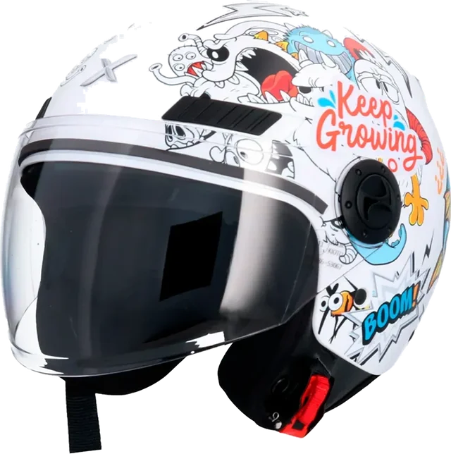 Axor Kioto Sea Dragon Junior Open Face Helmet, White