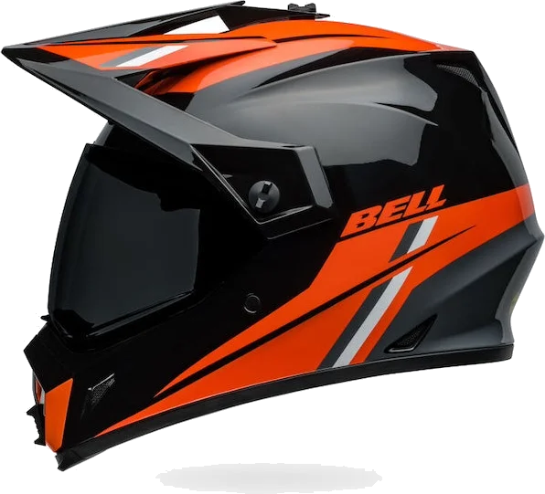 Bell MX-9 Adventure Alpine Helmet, black orange