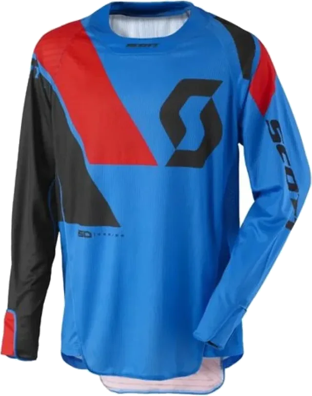 Scott 450 Podium Jersey Blue Red, Blue Red