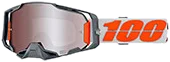 100% Armega Hiper Goggle Mirrored Silver