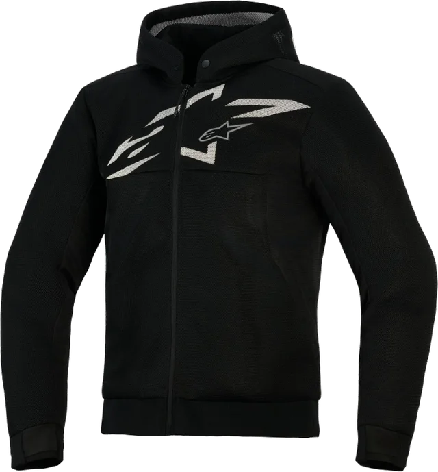 Alpinestars Chrome SuperAirflow Hoody, Black/Dark Grey/White