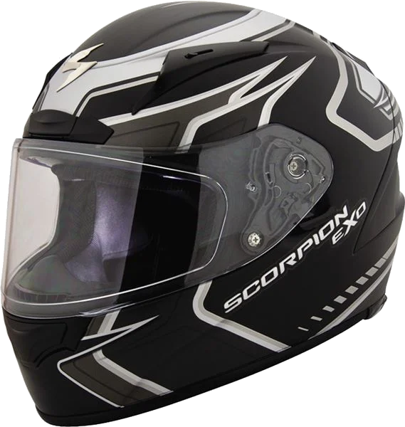 Scorpion EXO EXO-R2000 Circuit Full Face Helmet, Matte Black/Grey