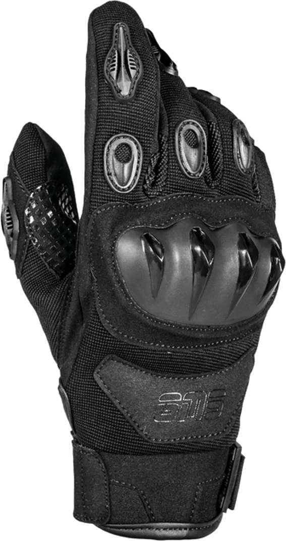 gms Tiger Black Yellow Gloves, black