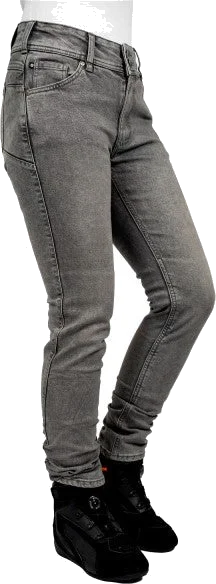 Bull-it Motorcycle Jeans Willow Slim Women, grey