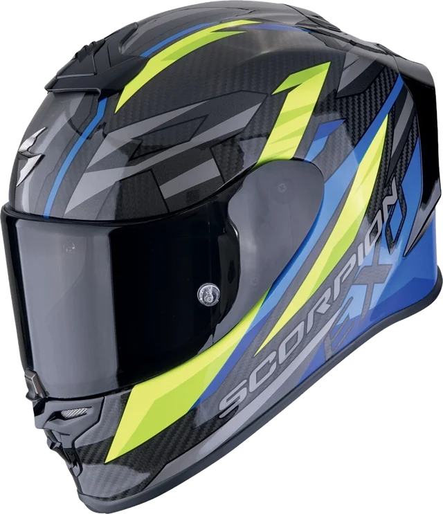 SCORPION Exo-R1 EVO Carbon Air Runner Matt Black / Red, Black / Blue / Fluo Yellow