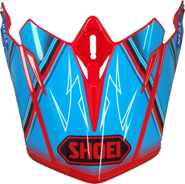 Shoei Peak For VFX WR Glaive TC-1 Red / Blue Helmet