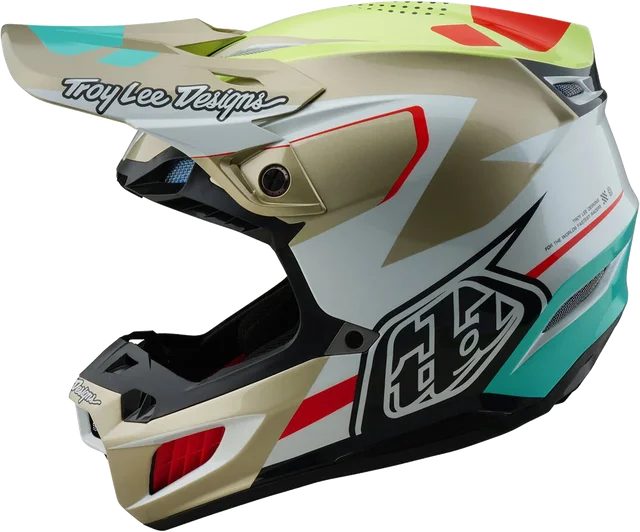 Troy Lee Designs SE5 Composite Helmet W/ MIPS - Optic, white