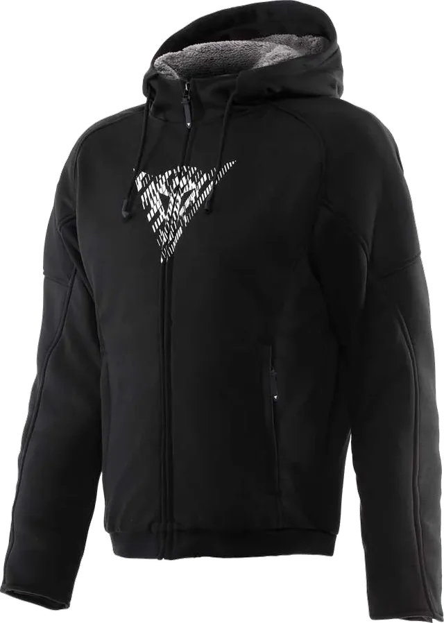 Dainese Furry Hoodie Jacket, Grey Melange / Black