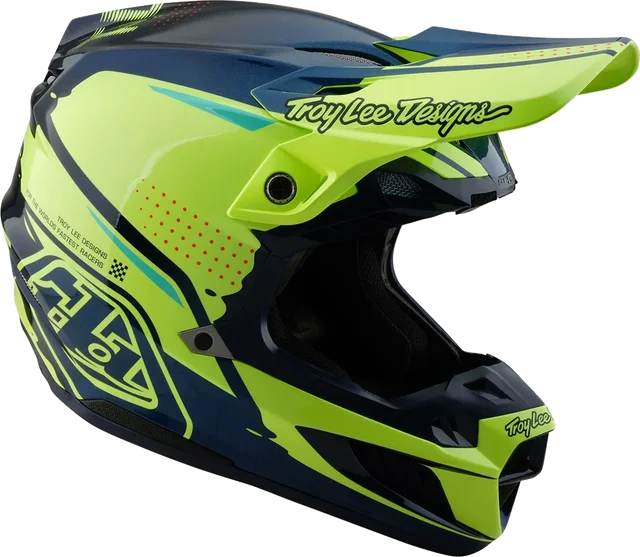 Troy Lee Designs SE5 Composite Helmet Drip Yellow, YELLOW