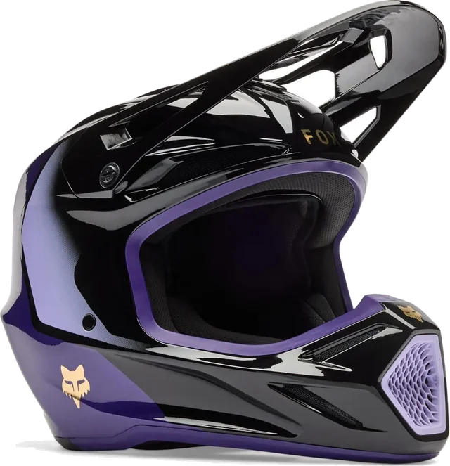 Fox Racing V3 Drip MIPS Helmet, black purple