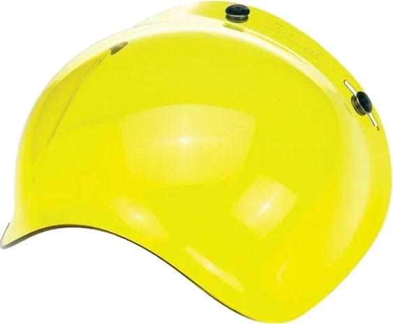 Biltwell Three-Snap Anti-Fog Bubble Outer Shield Yellow
