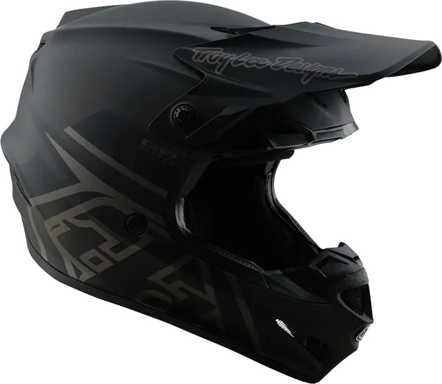 Troy Lee Designs GP Pro Helmet Mono Black, BLACK