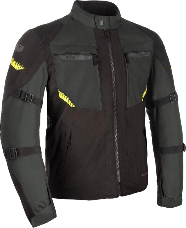 Oxford Products Oxford Toronto 1.0 D2D Textile Jacket Black / Green / Fluo Yellow