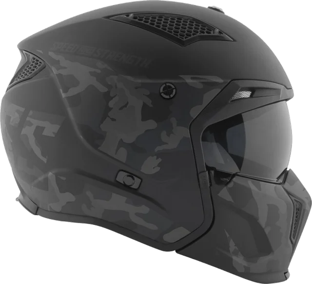 Speed & Strength SS2400 Call To Arms Helmet, Matte Black/Camo