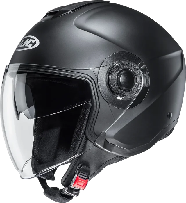 HJC I40N Plain Open Face Helmet - Matt Black, Matt Black