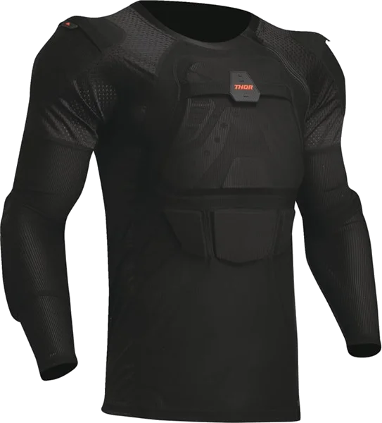 Thor Sentry Stealth Long Sleeve Protection Shirt, Black
