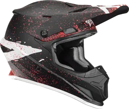 Thor Sector Hype Helmet, Black, Coral