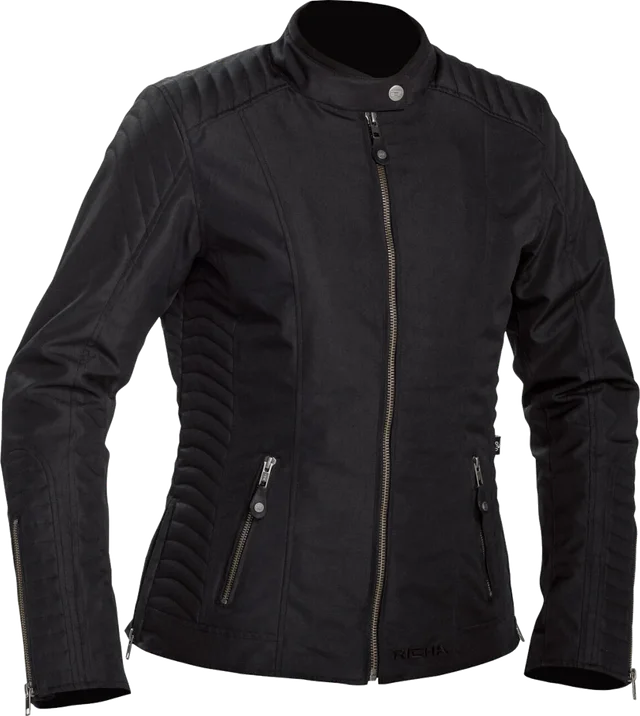Richa Lausanne waterproof Ladies Motorcycle Textile Jacket, dark red