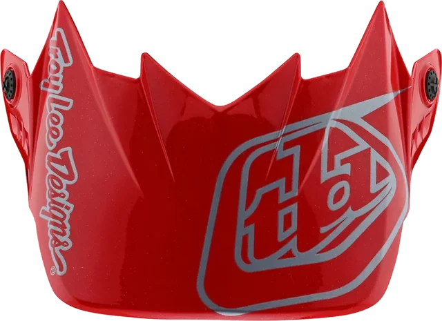 Troy Lee Designs GP Visor Silhouette Red / Silver, RED / SILVER