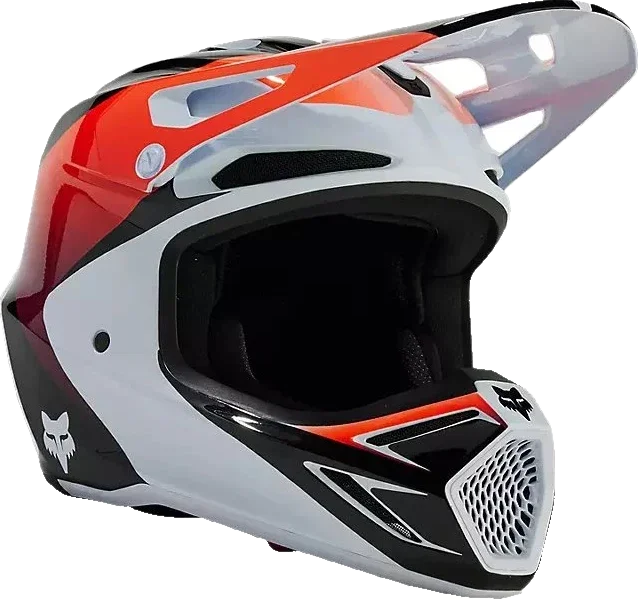 Fox Racing Youth V3 Streak MX Helmet, black yellow