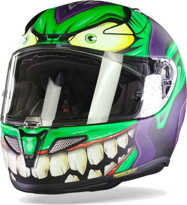 HJC RPHA 11 Green Goblin Marvel, purple
