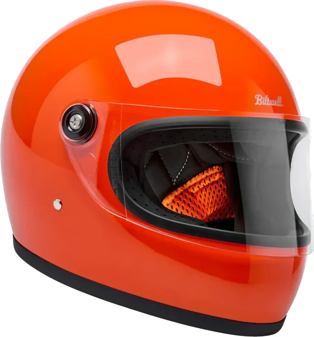 Biltwell Gringo S Helmet - Gloss Hazard Orange, orange