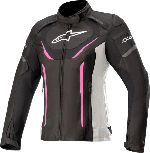 Alpinestars Stella T-Jaws V3 Waterproof Jacket - Black / White / Fuchsia