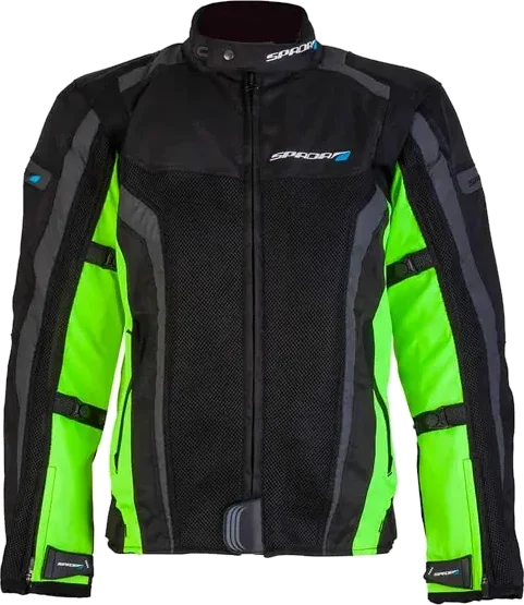 Spada Corsa GP Air Mens Jacket - Black/Fluo Black, Black