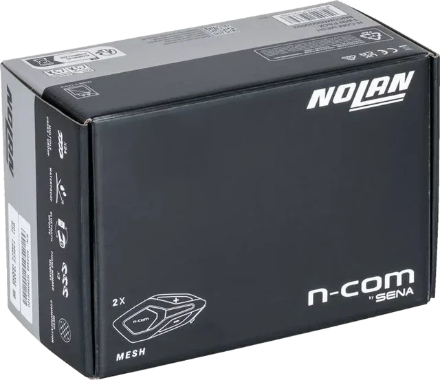 Nolan MESH TWIN PACK COMM, Black