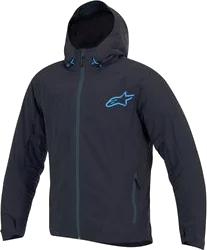 Alpinestars Mens Tornado Air Hooded Textile Jacket 2015, Black, Blue