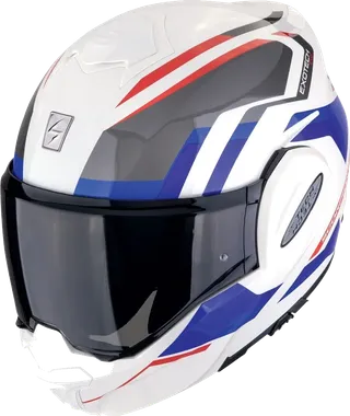 SCORPION Exo-Tech Evo Furio White / Red / Blue